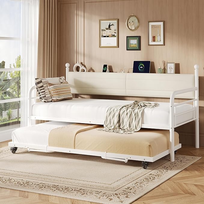 Twin to King Daybed with Pop-Up Trundle