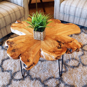 Live Edge Cedar Coffee Table