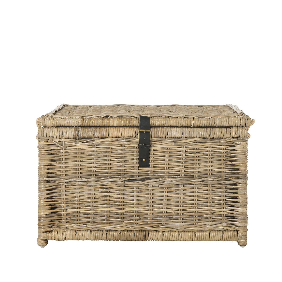 Collapsible Wicker Storage Trunk