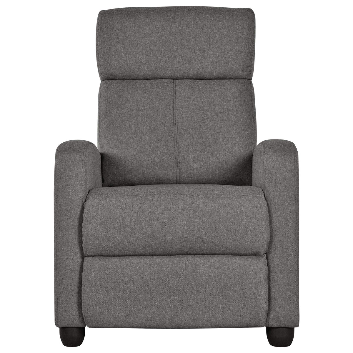 Yaheetech Home Theater Seating Fabric Recliner Chair Gray