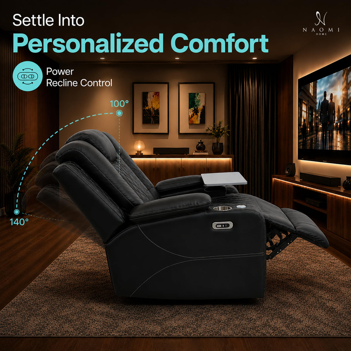 Black Power Theater Recliner