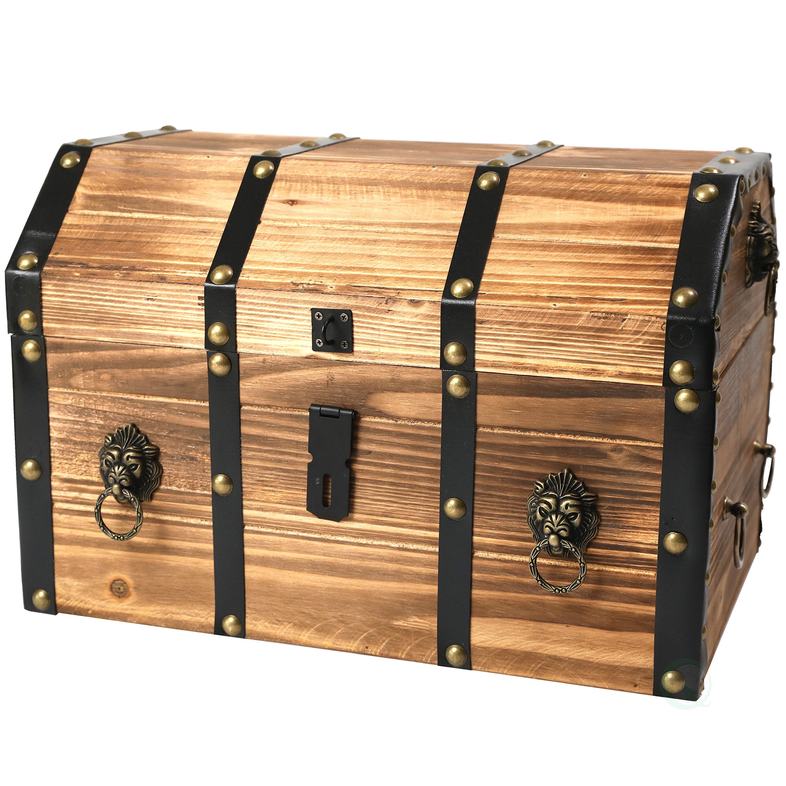 Wooden Pirate Treasure Chest – Lockable Storage Box