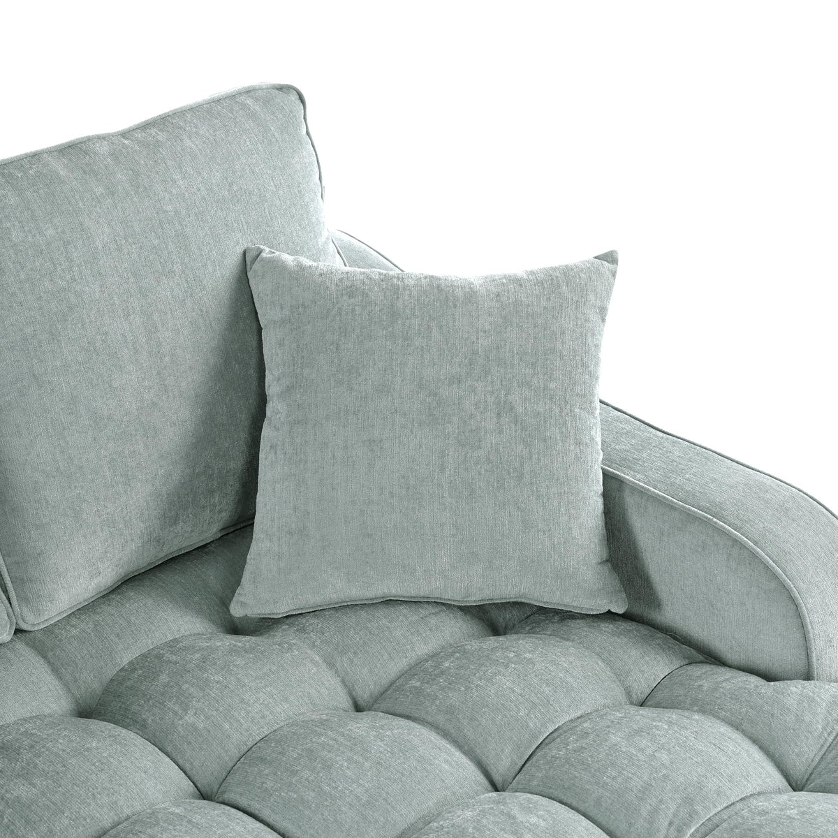 Chenille Chaise Lounge
