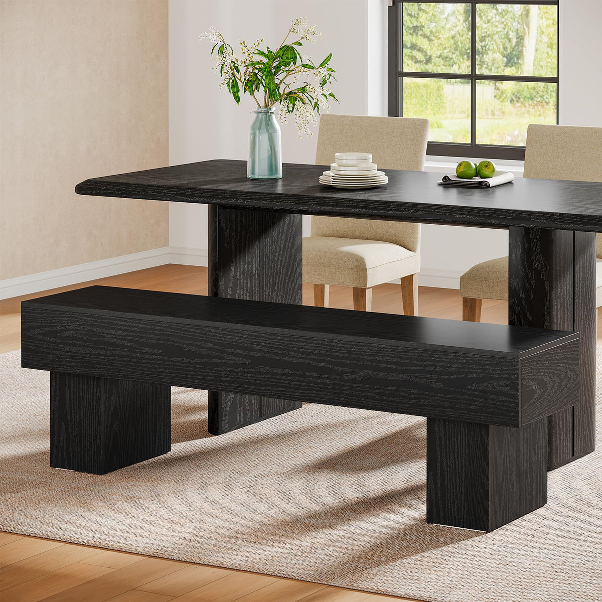 Farmhouse Wooden Bench
