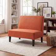 Armless Linen Loveseat