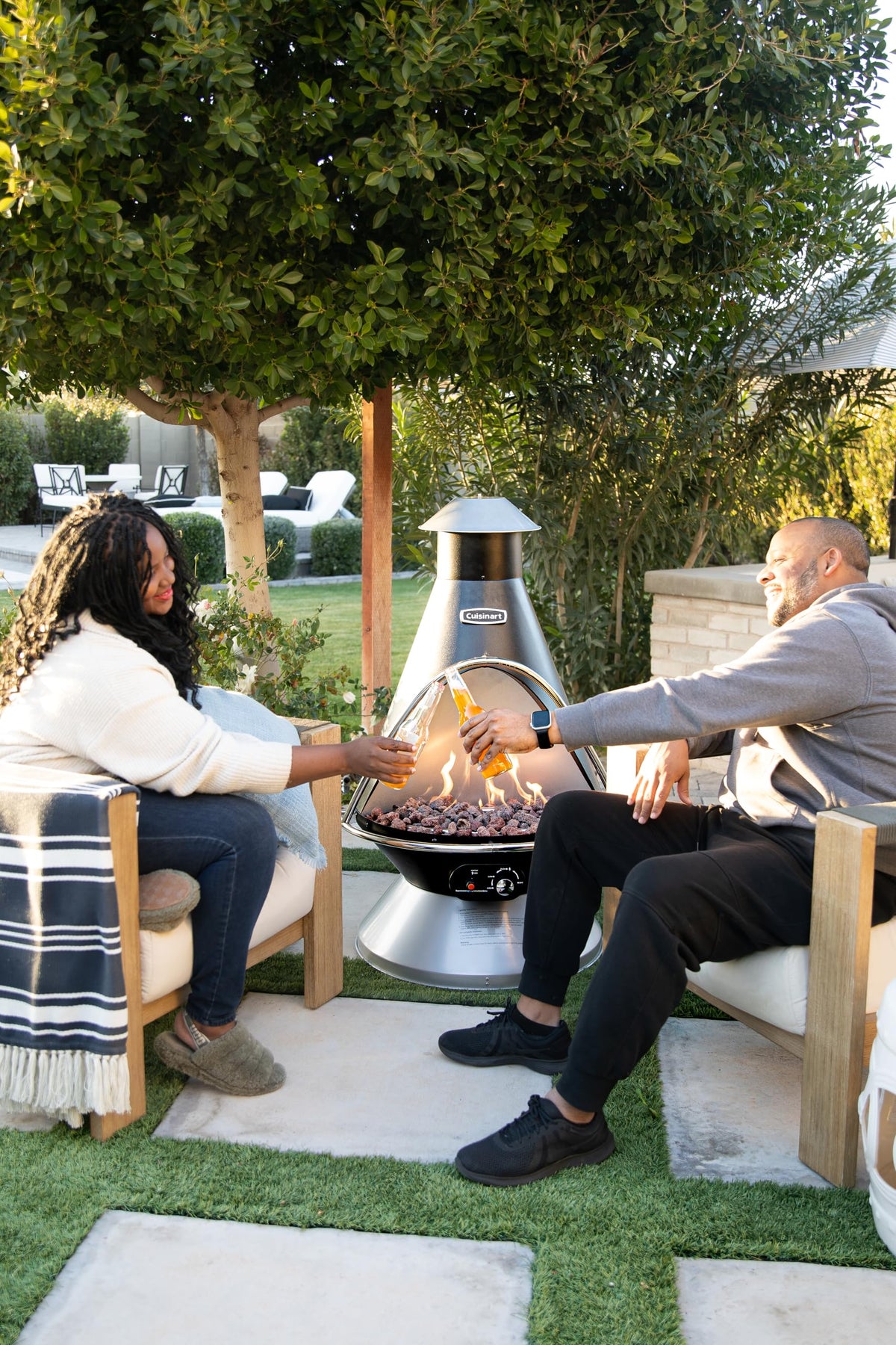 Chimenea Propane Fire Pit