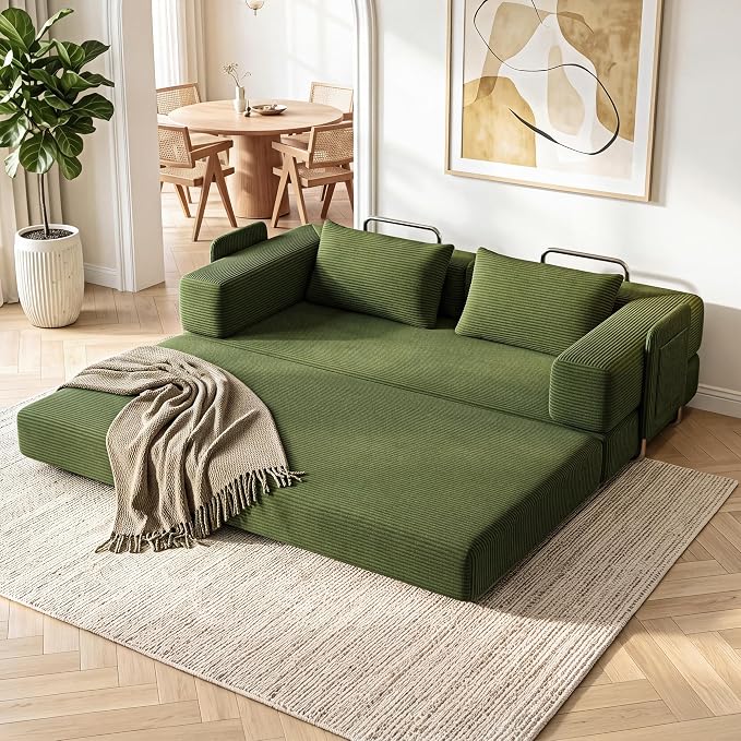 Corduroy Convertible Sofa Bed
