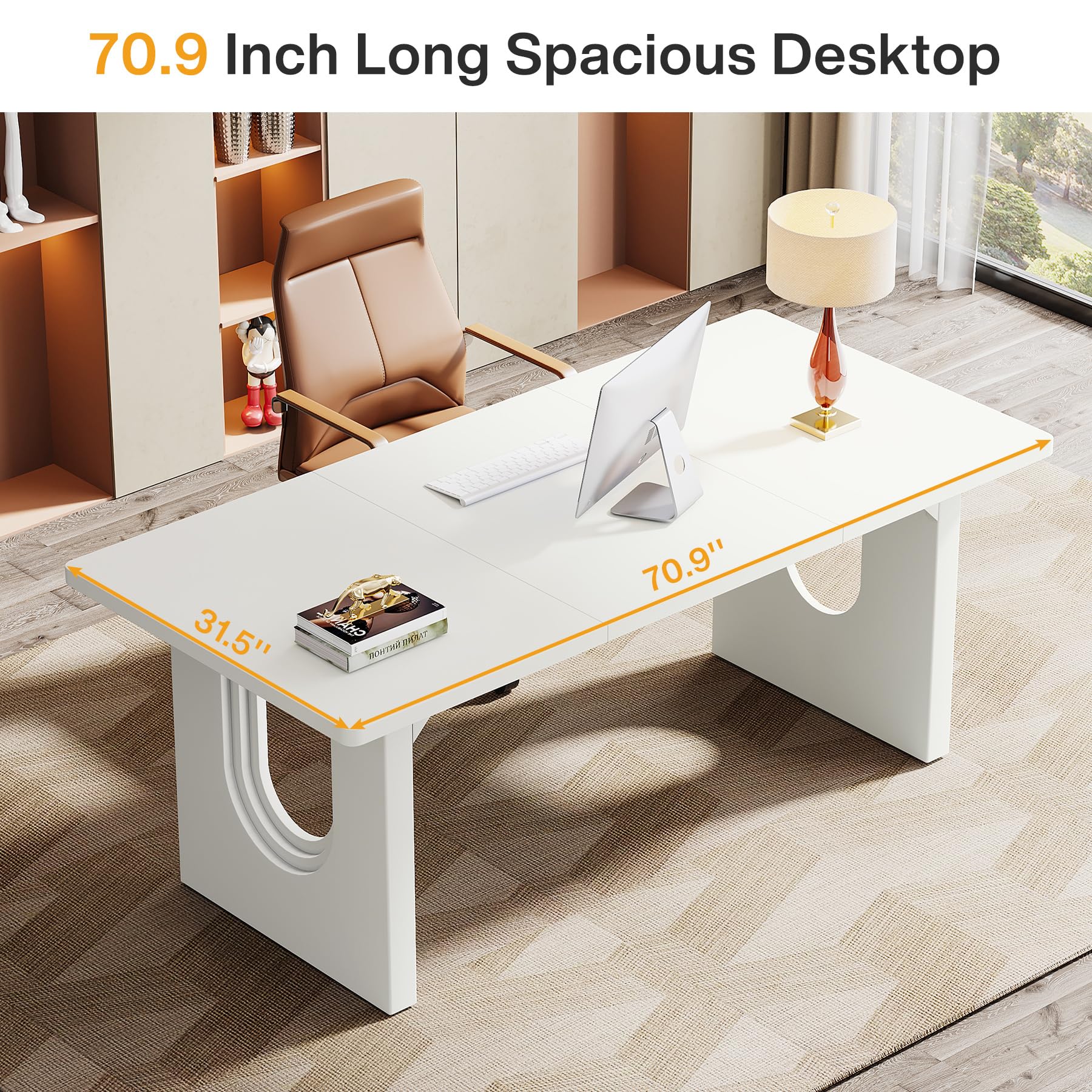 70.9" Large Executive Office Desk