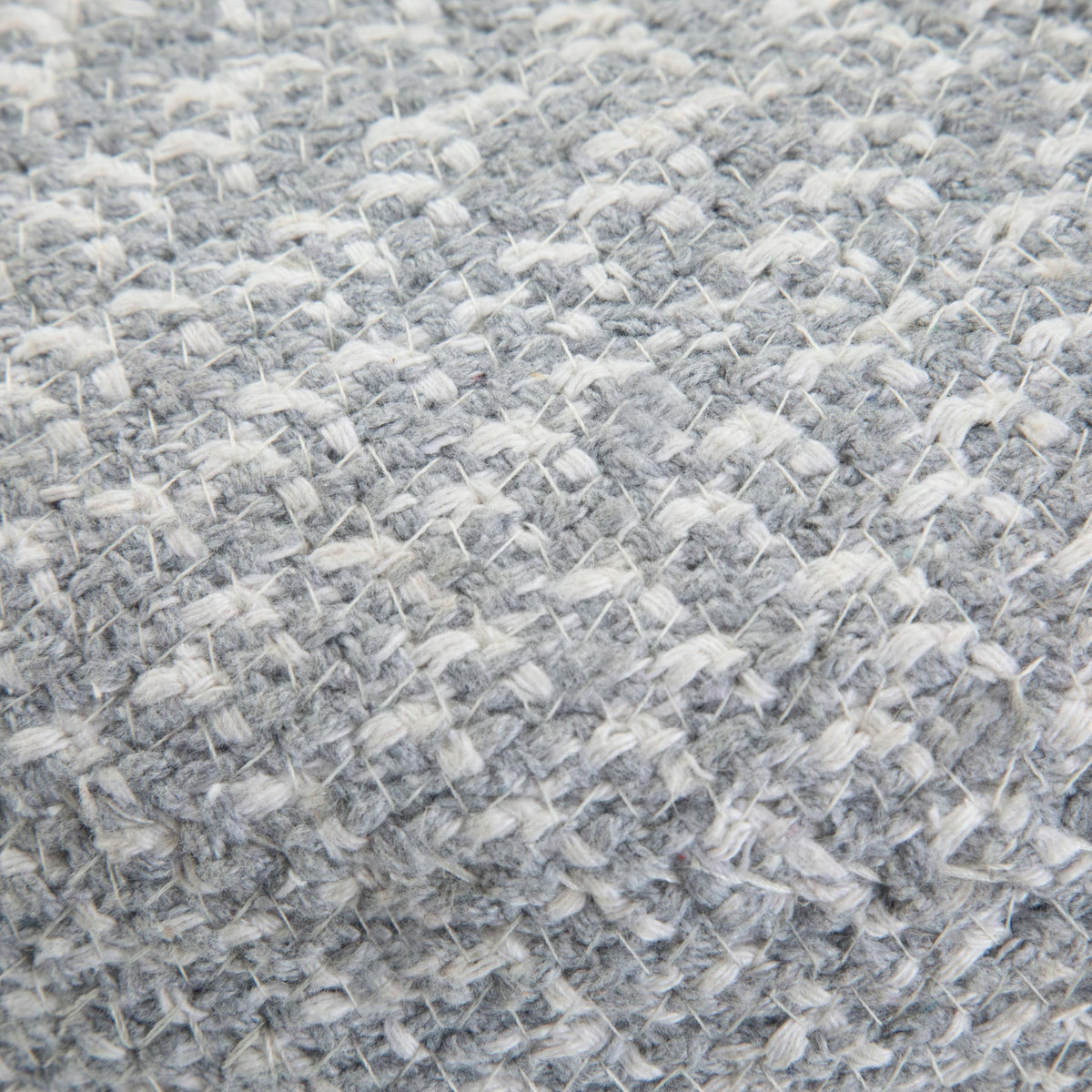 Round Braided Cotton Pouf
