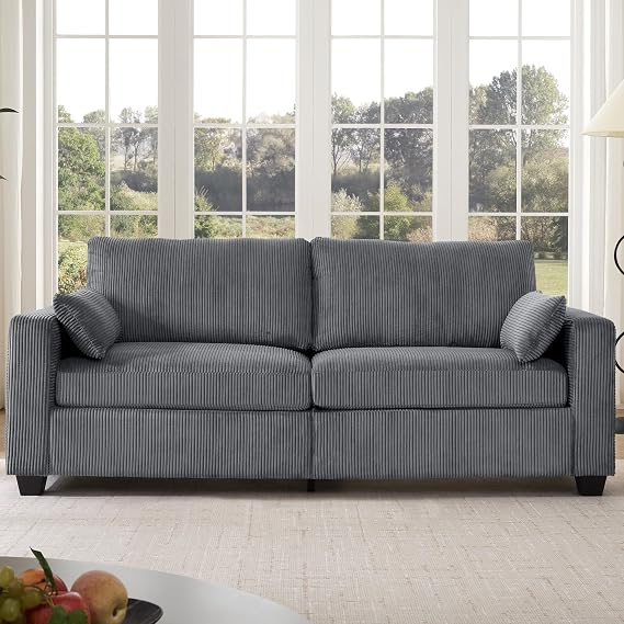 Modern Chenille Loveseat Sofa