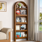 Narrow Arched 5-Tier Bookcase