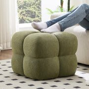 Square Upholstered Ottoman Footrest