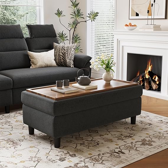 Storage Ottoman Bench with Lid