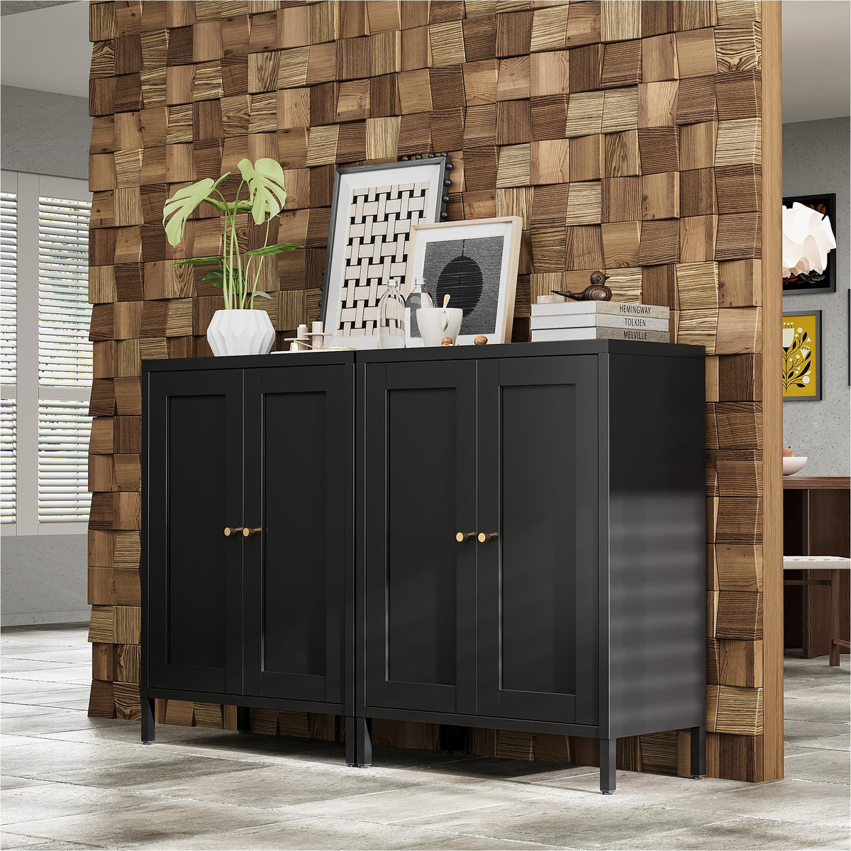 2-Door Metal Storage Cabinet