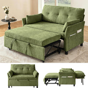 Green 3-in-1 Sleeper Loveseat
