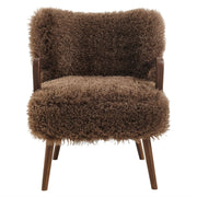 Faux Shearling Accent Chair