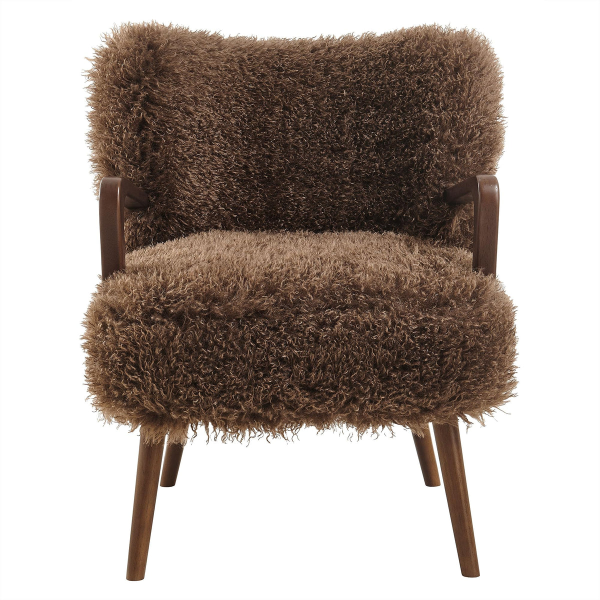 Faux Shearling Accent Chair