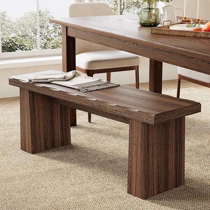 47-Inch Farmhouse Entryway Bench
