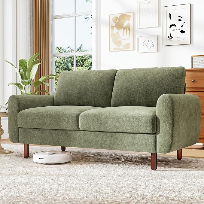 Chenille Loveseat Sofa