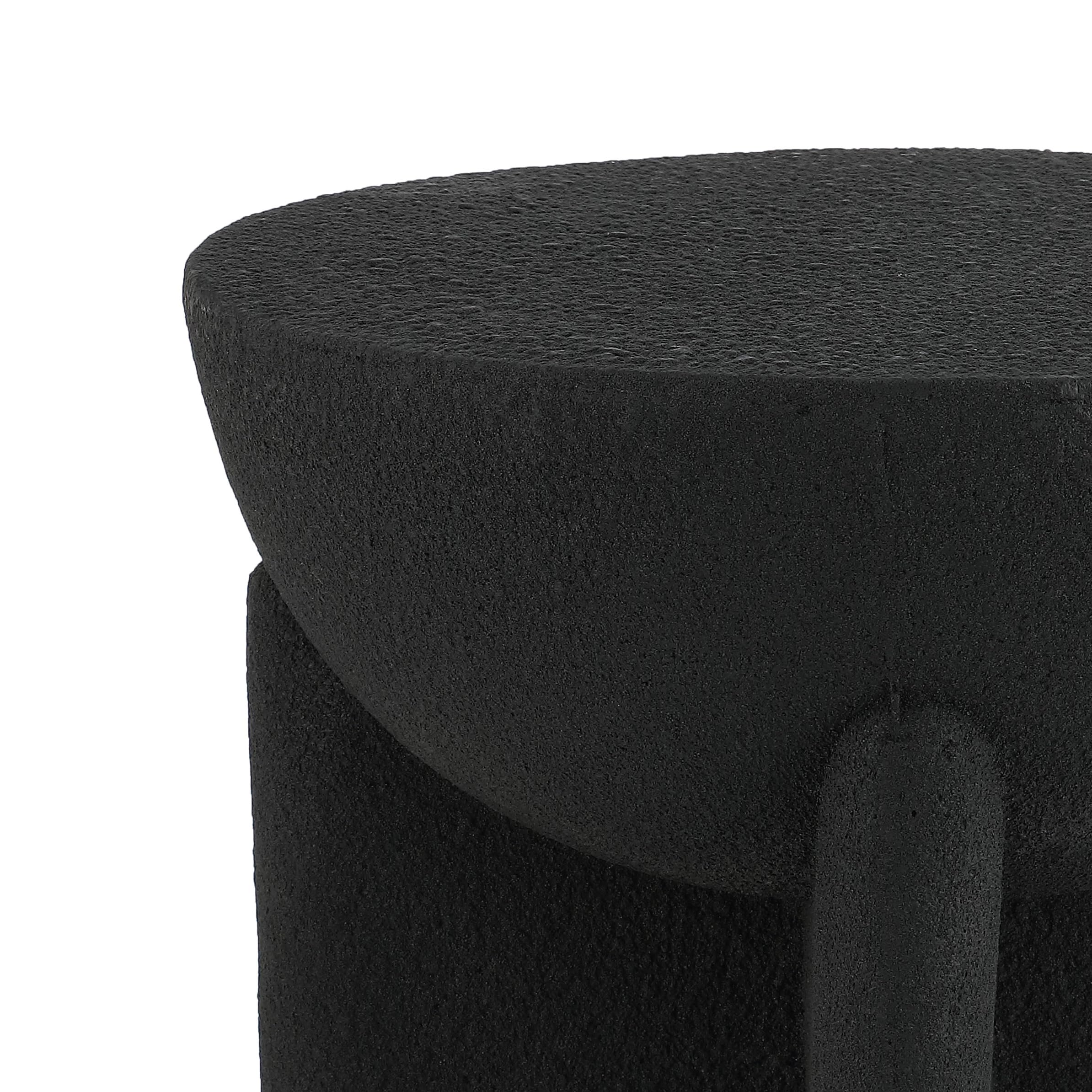 Round Drum Accent Table – Indoor/Outdoor