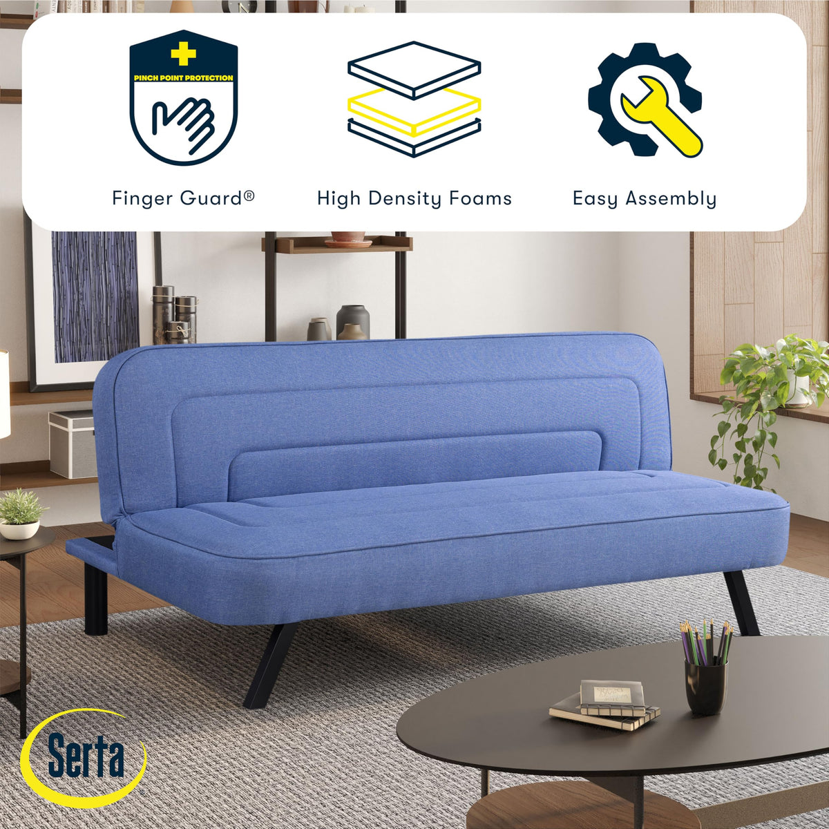 Short Twin Futon Sofa Bed