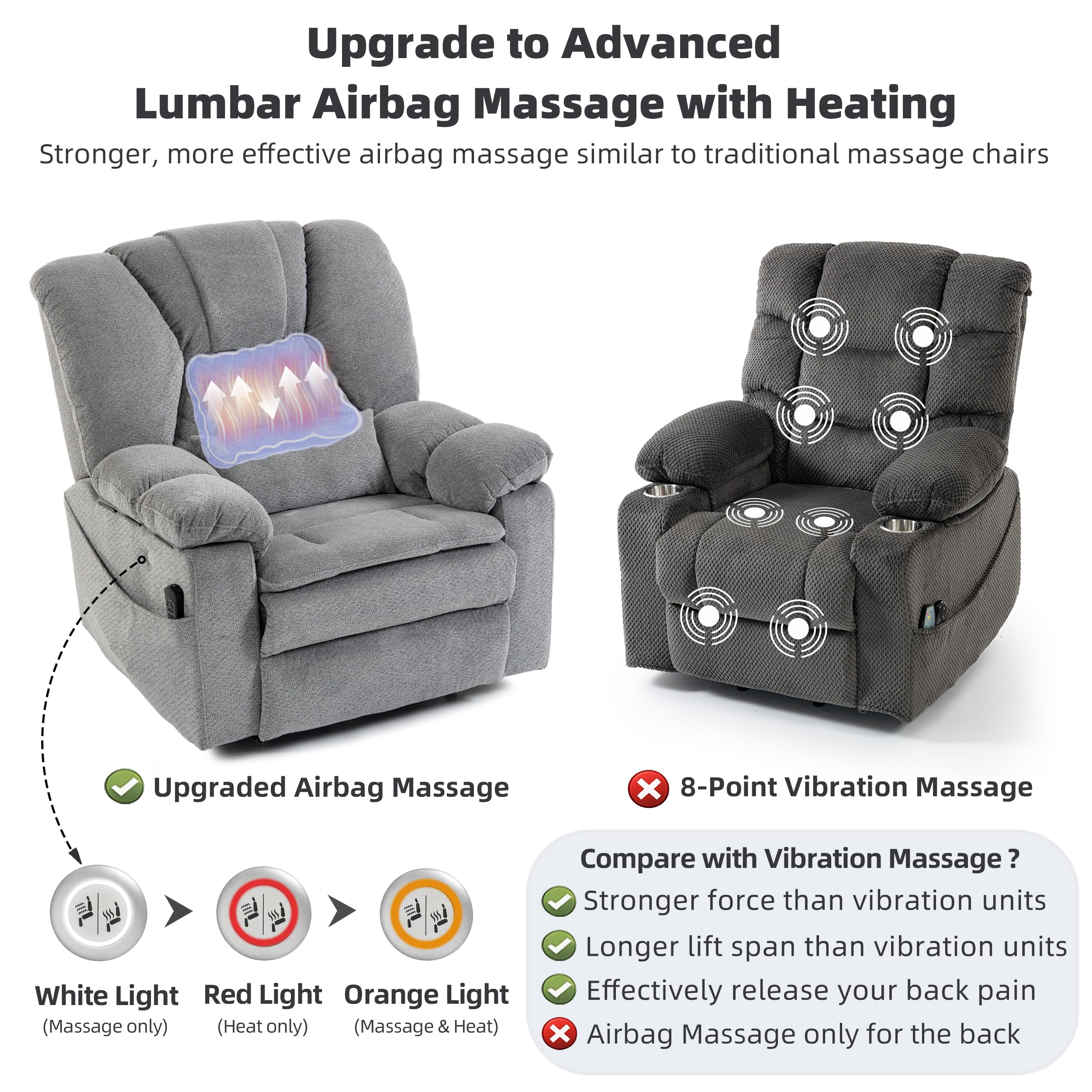 Oversized Power Lift Recliner Chair