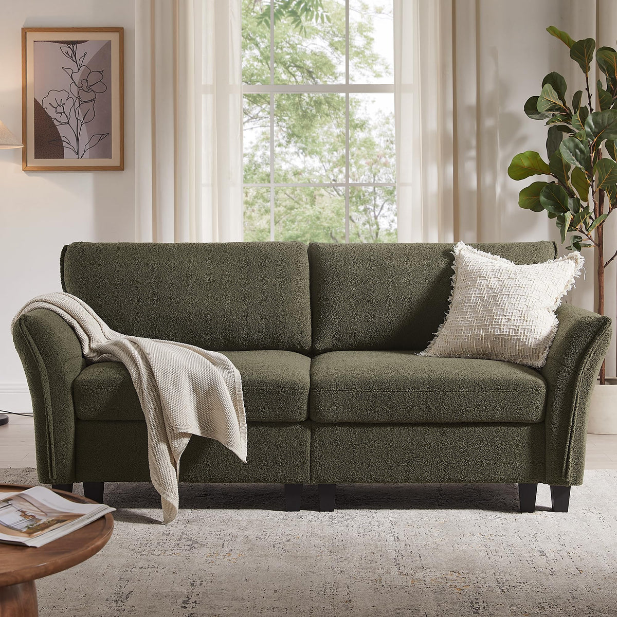 Modern Storage Loveseat