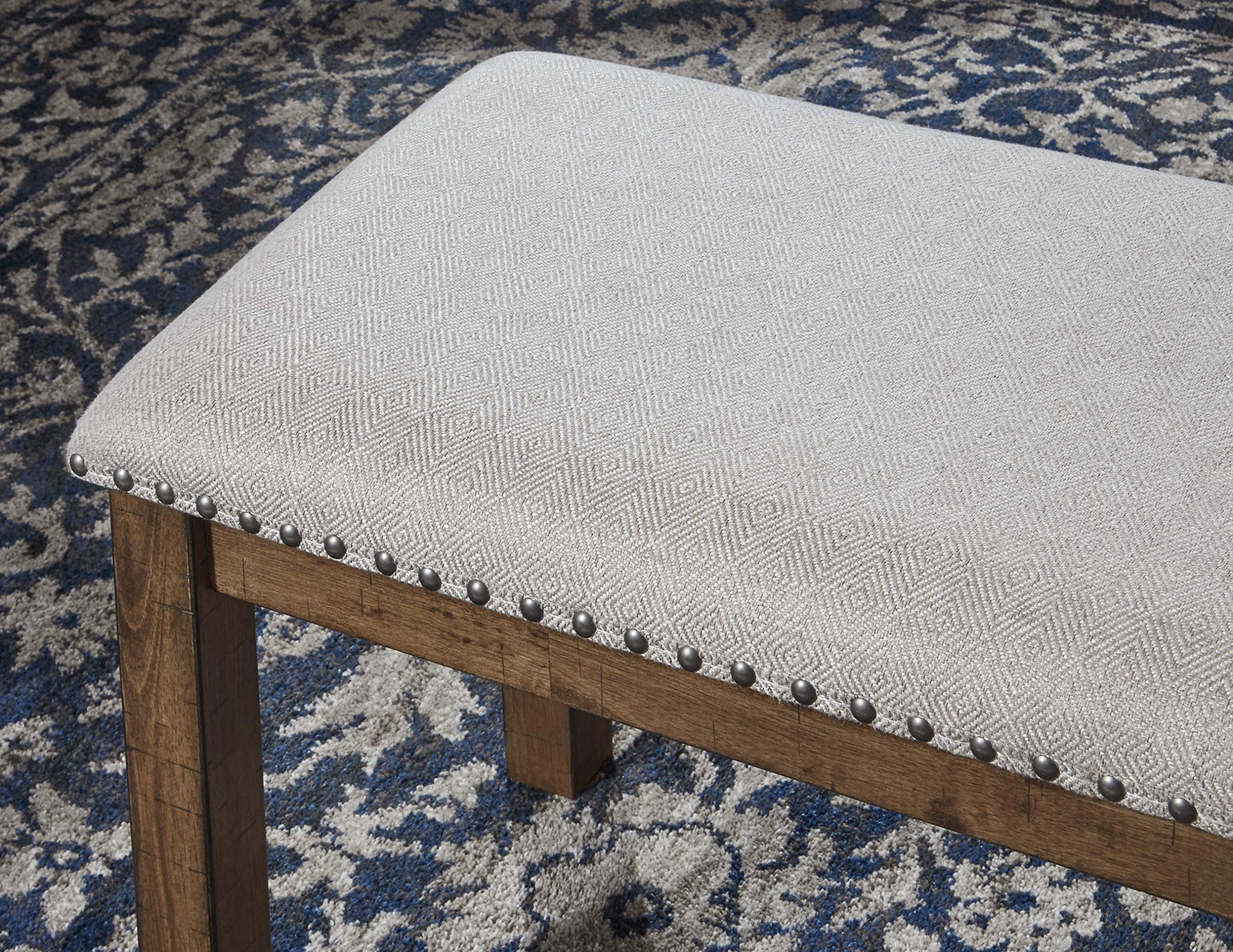 Upholstered Dining Chairs & Bench Set, Modern Farmhouse