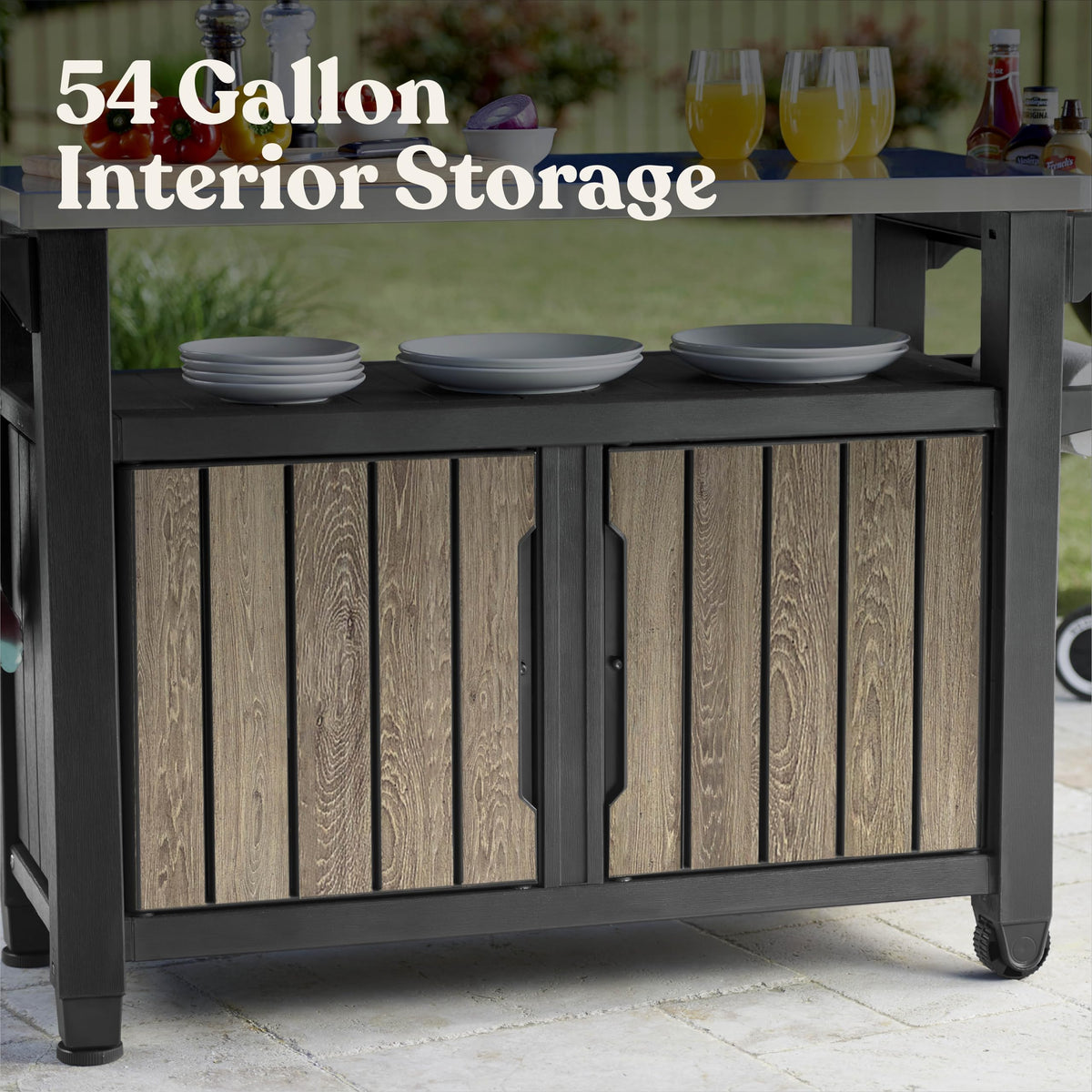 Keter Unity XL Outdoor Entertainment Cart