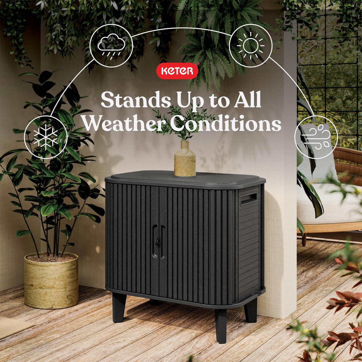 30-Gallon Outdoor Storage Box