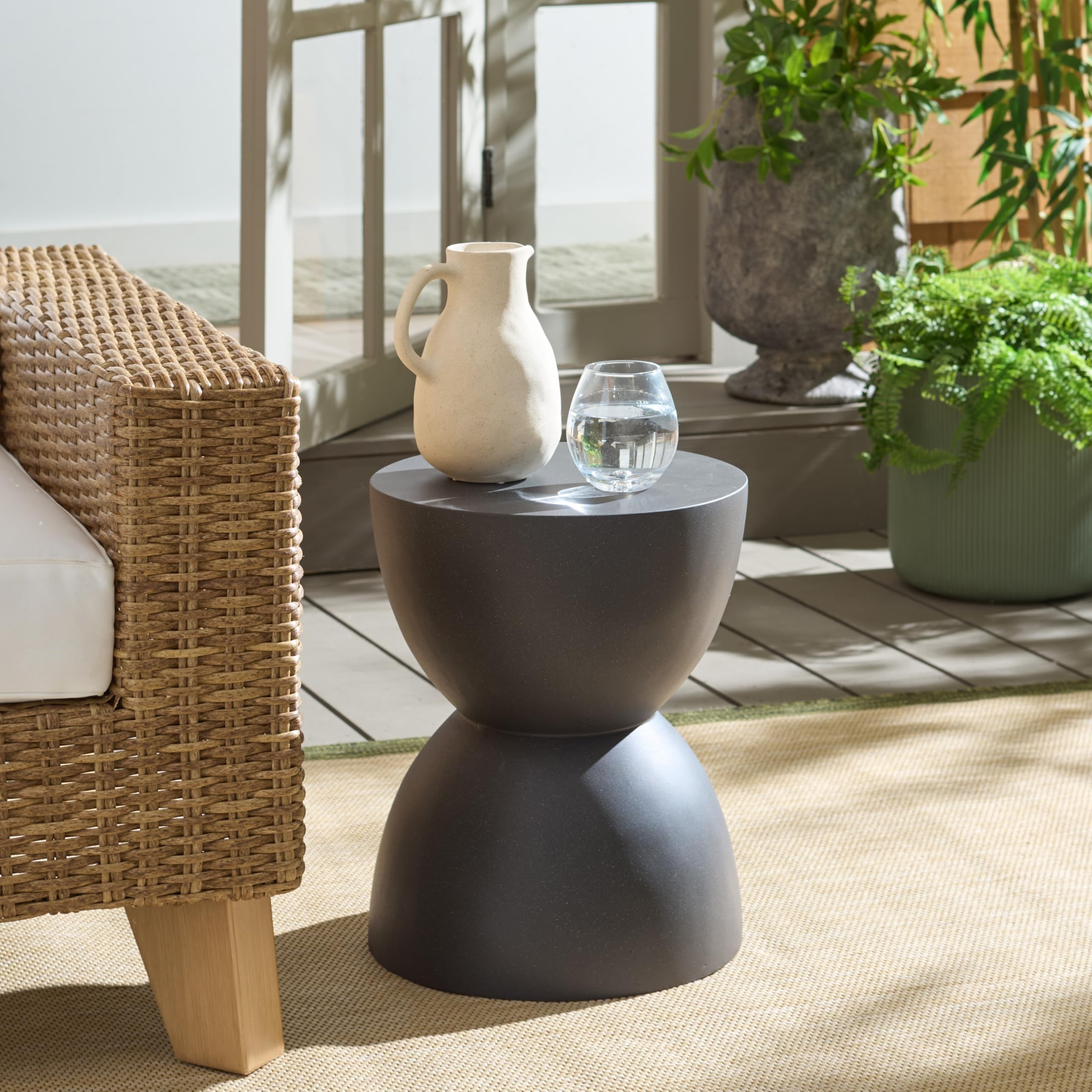 Hourglass Outdoor Accent Table