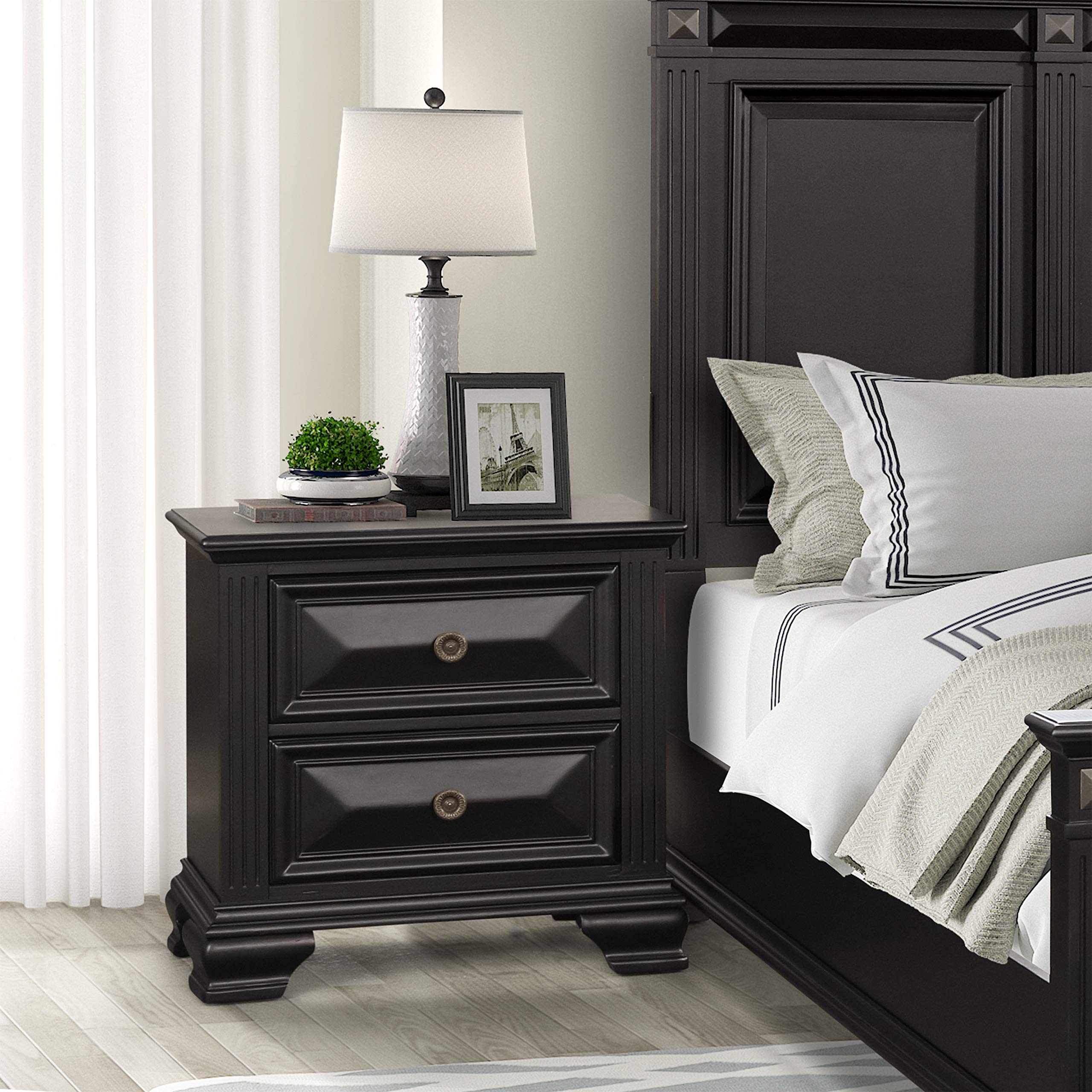 6-Piece King Bedroom Set with Panel Bed