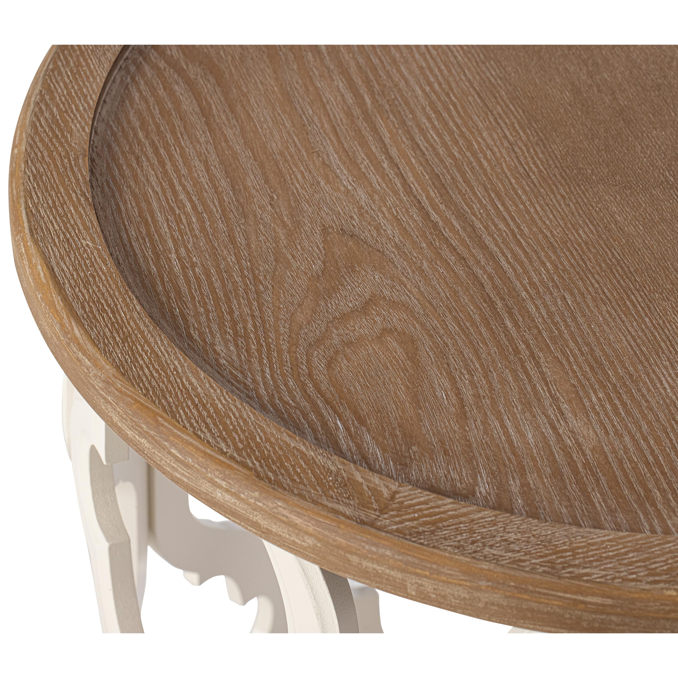 Round Farmhouse End & Coffee Table Set