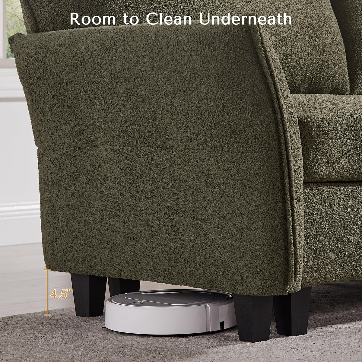 Modern Storage Loveseat