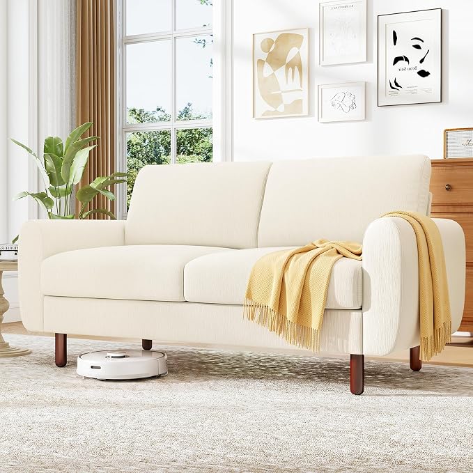 Chenille Loveseat Sofa