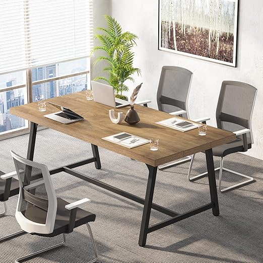6FT Rectangle Conference Table for 6-8 People