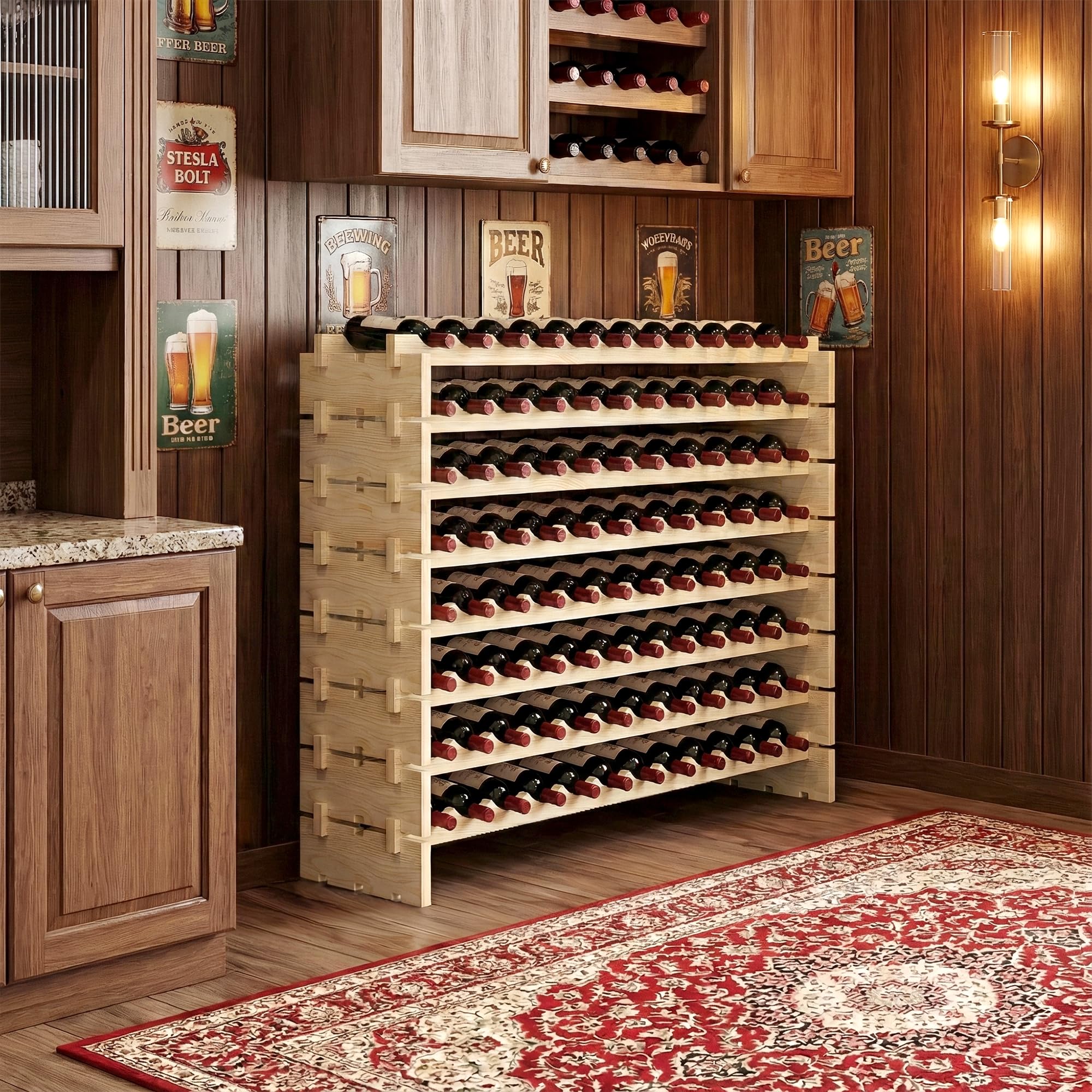 Stackable Wooden Wine Rack