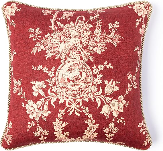 Toile Decorative Pillow