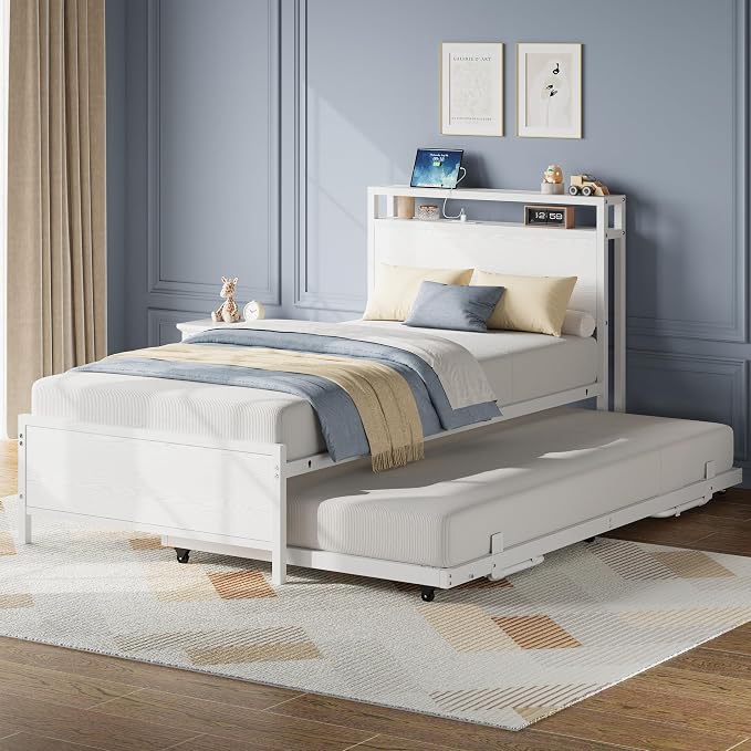 Twin Daybed with Pop-Up Trundle
