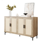 Rattan Buffet Cabinet with Storage