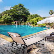 Folding Outdoor Chaise Lounge Chair