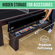 Storage Bench for GoSports 7 ft 3 in 1 Pool, Dining, & Table Tennis Combo Table