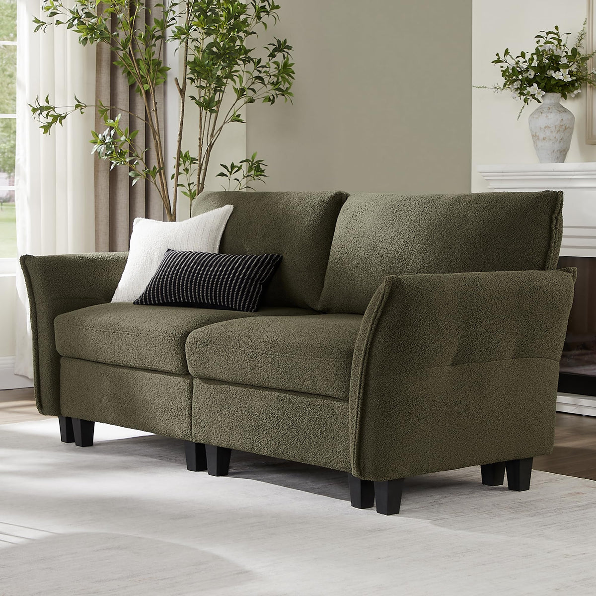 Modern Storage Loveseat