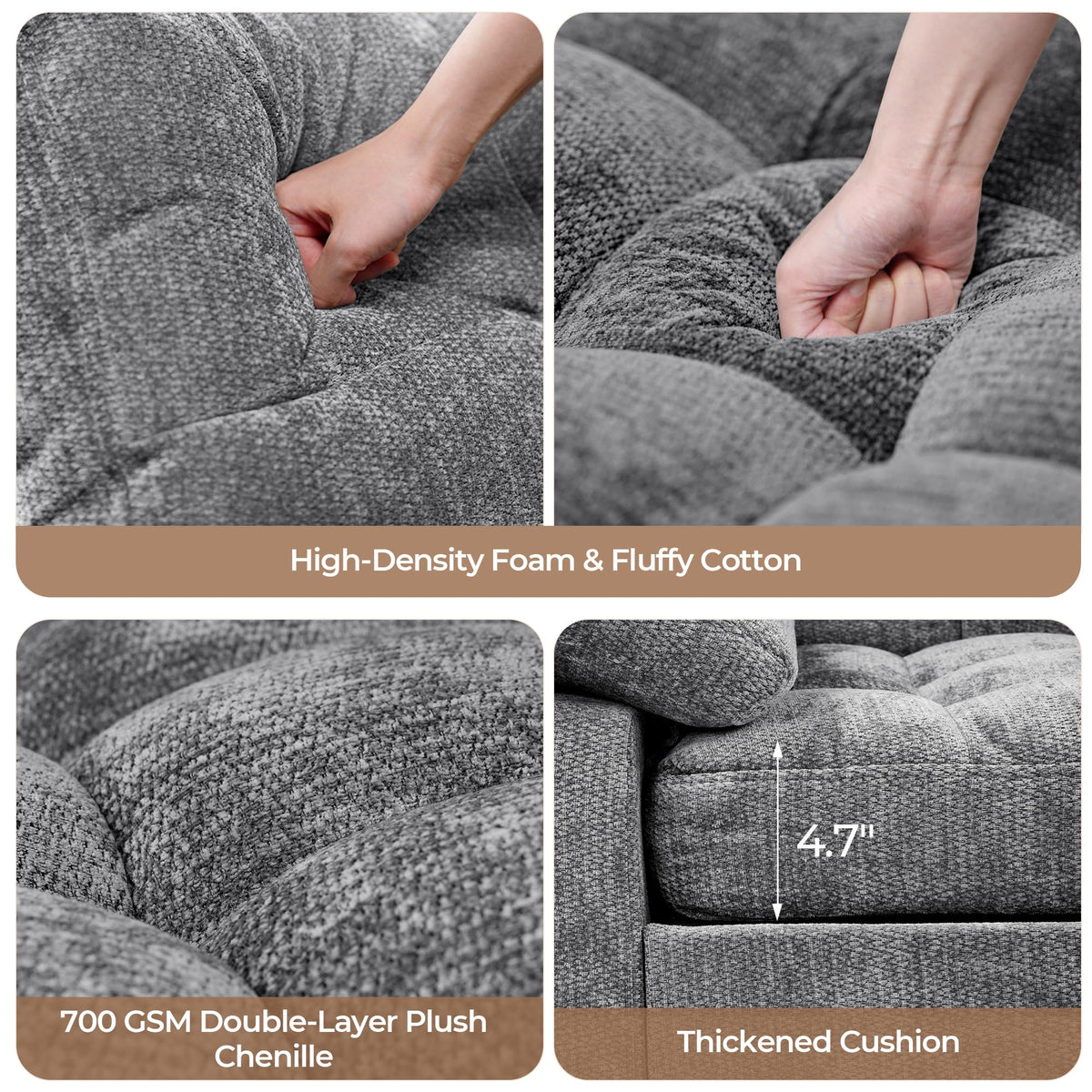 Chenille Loveseat Sleeper Sofa