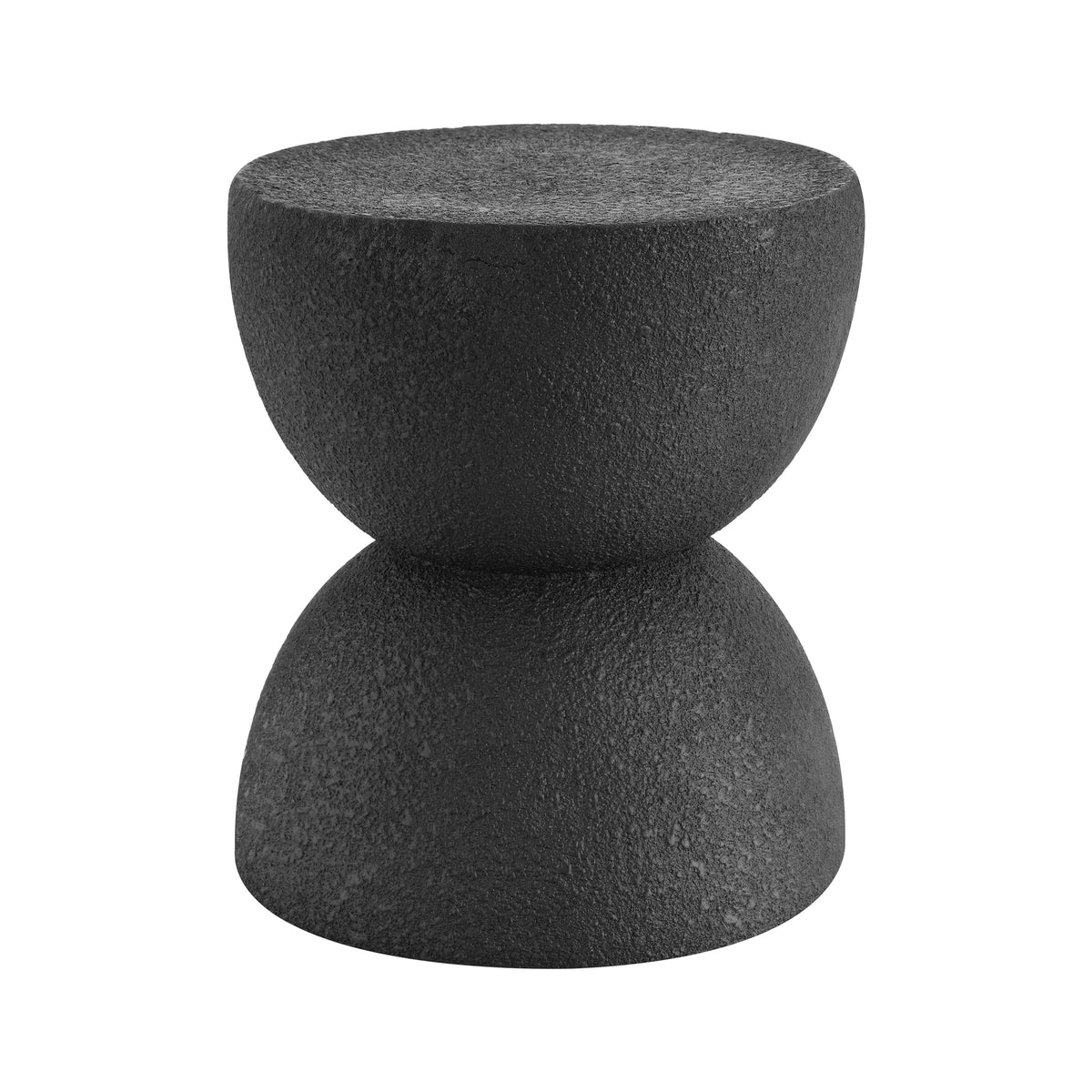 Hourglass Polyresin Side Table