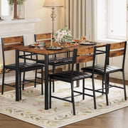 5-Piece Dining Table Set for 4