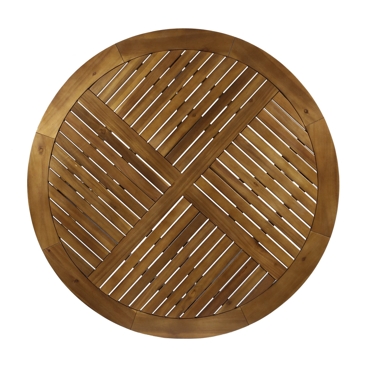 Christopher Knight Home Adn Outdoor 47" Round Acacia Wood Dining Table, Teak