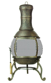 Outdoor Steel Chimenea Fireplace