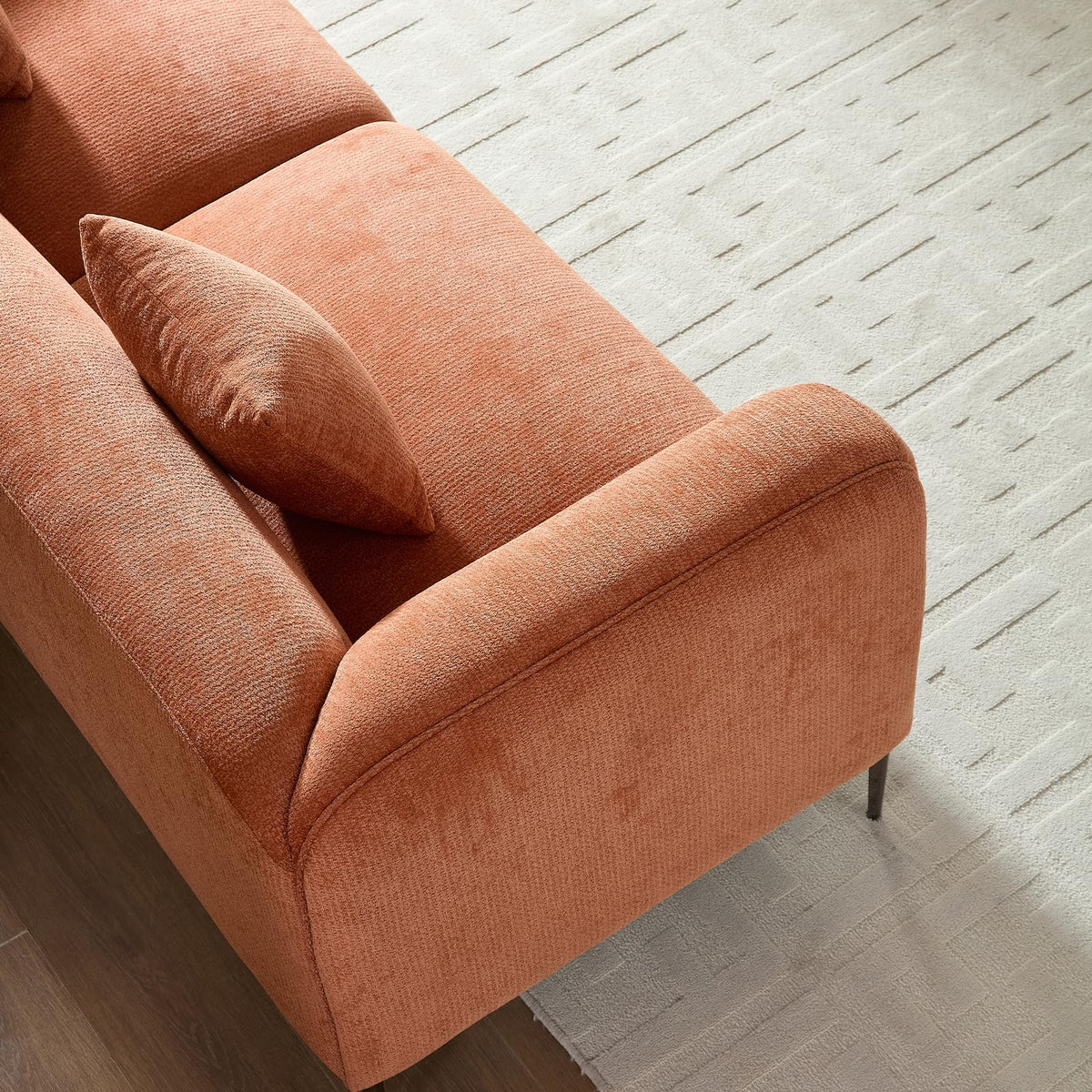 Modern Boucle 3-Seater Sofa