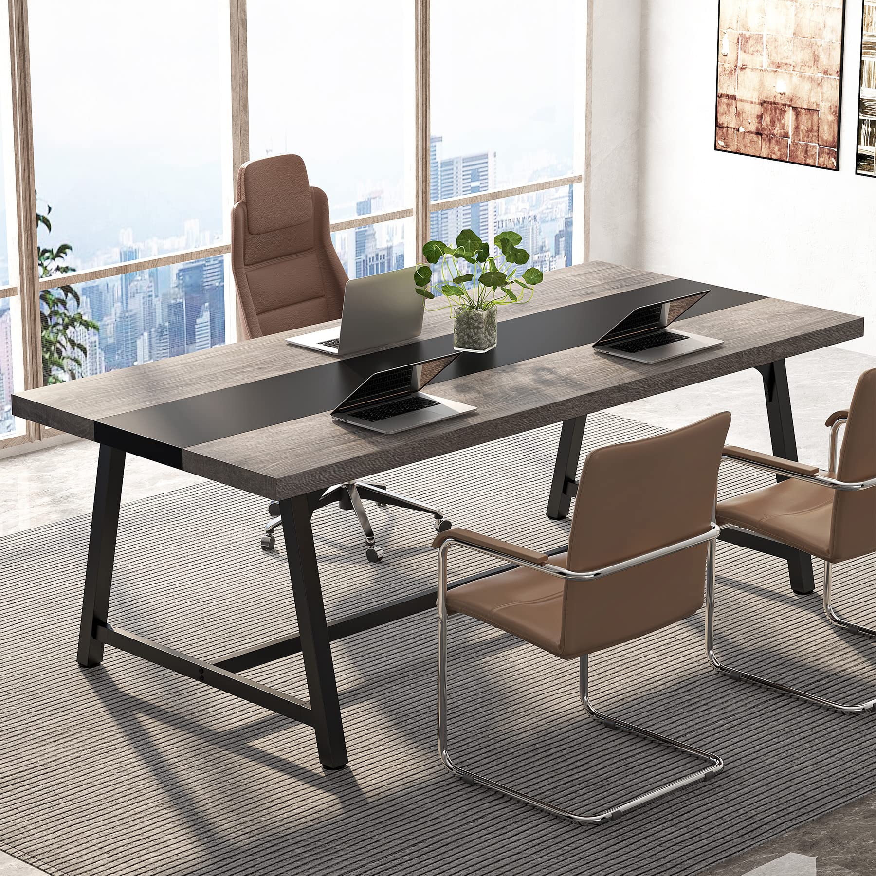 6FT Rectangle Conference Table for 6-8 People